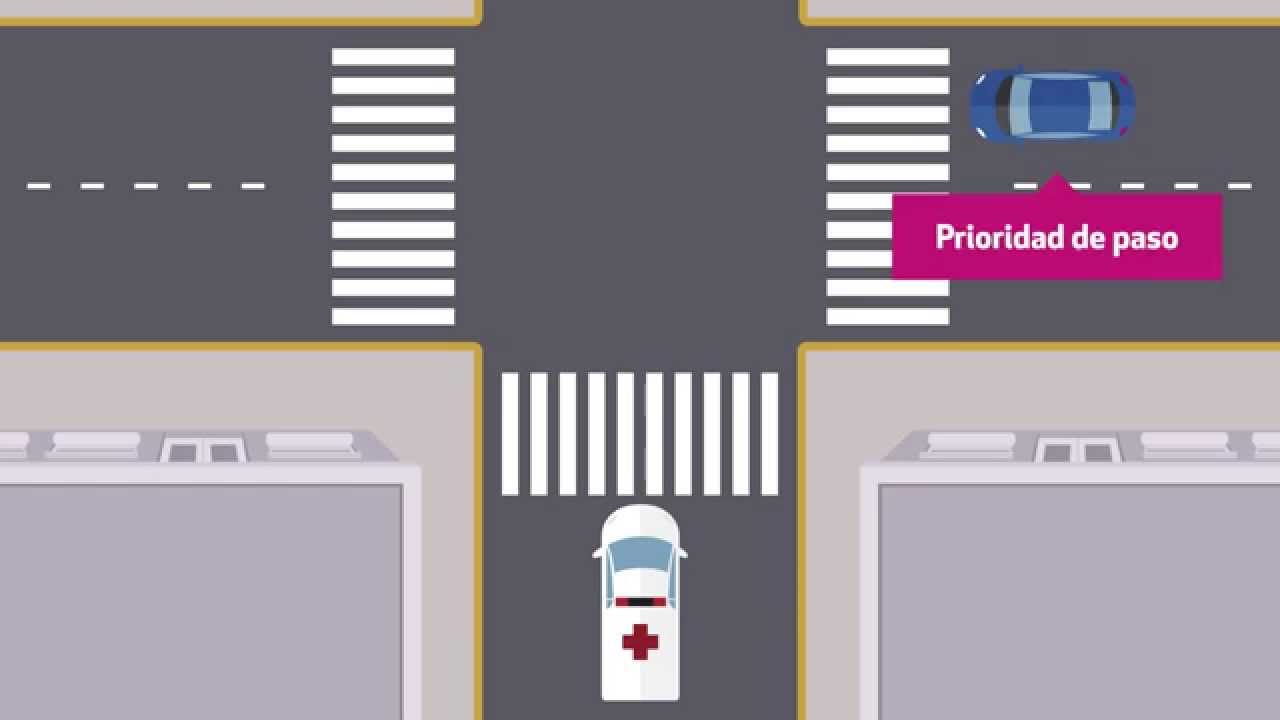 a la vista de esta situacion que vehiculo pasara primero