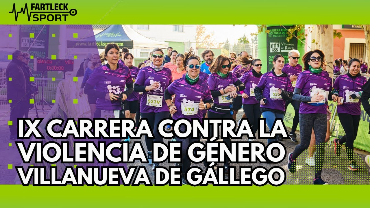 carrera contra la violencia de genero villanueva de gallego