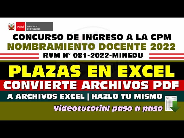 como conseguir plaza de docente en el exterior pdf