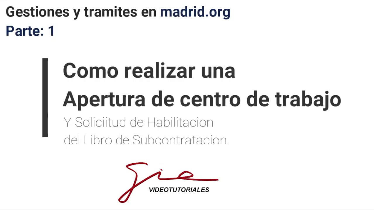 comunicacion apertura centro de trabajo galicia