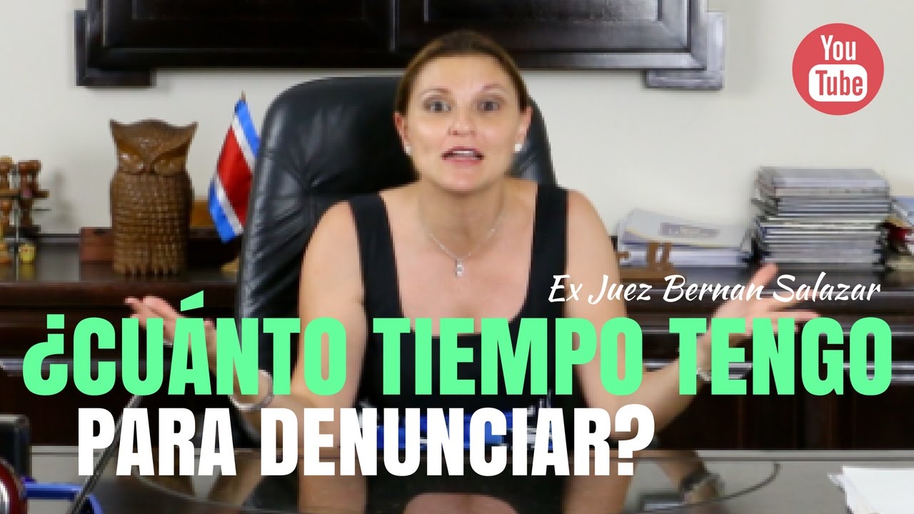 cuanto tiempo tengo para denunciar un delito grave