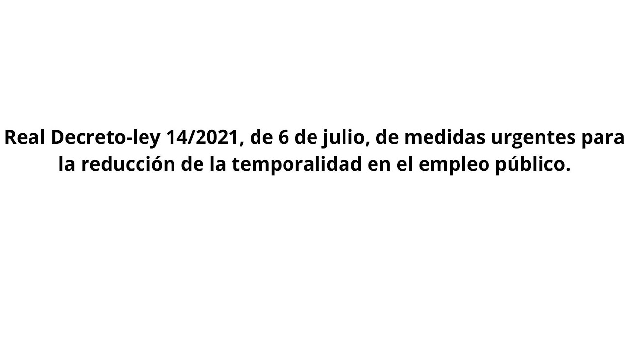 decreto ley 26/2021 de 14 de diciembre