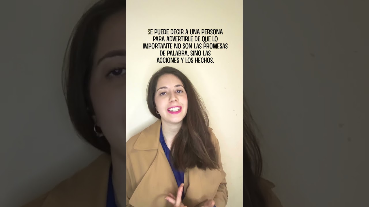 hacer o decir algo previamente hecho o dicho