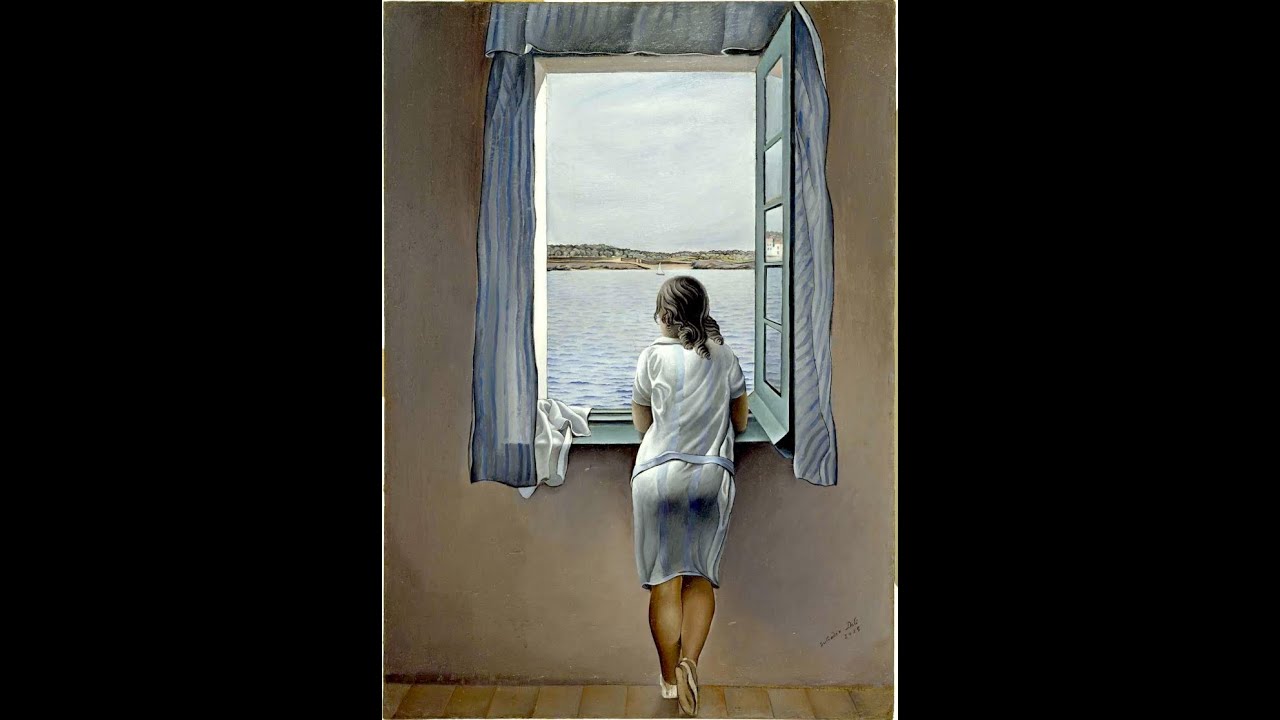 la mujer de la ventana cuadro