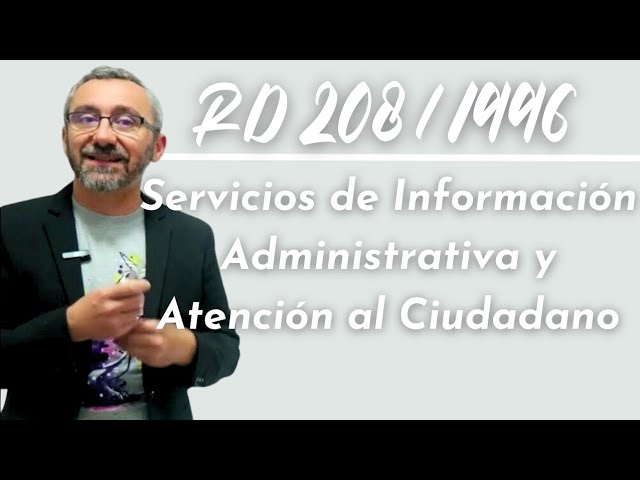 ley atención al público acogida e información al ciudadano