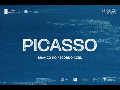 picasso blanco en el recuerdo azul