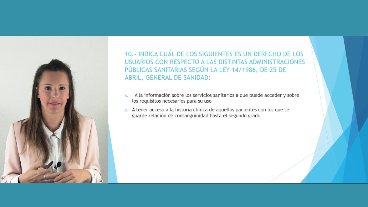 test de la ley general de sanidad