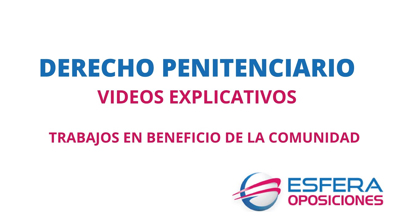 trabajos en beneficio de la comunidad foro