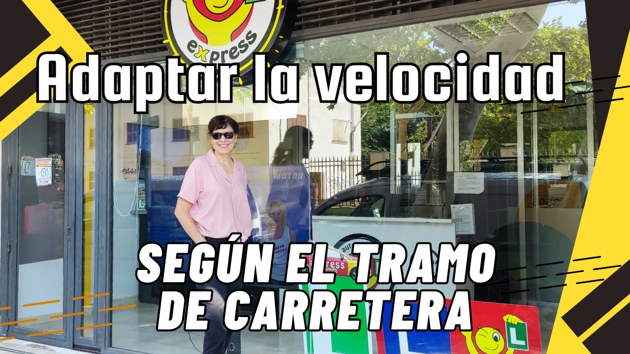ve estas señales debe adaptar la velocidad