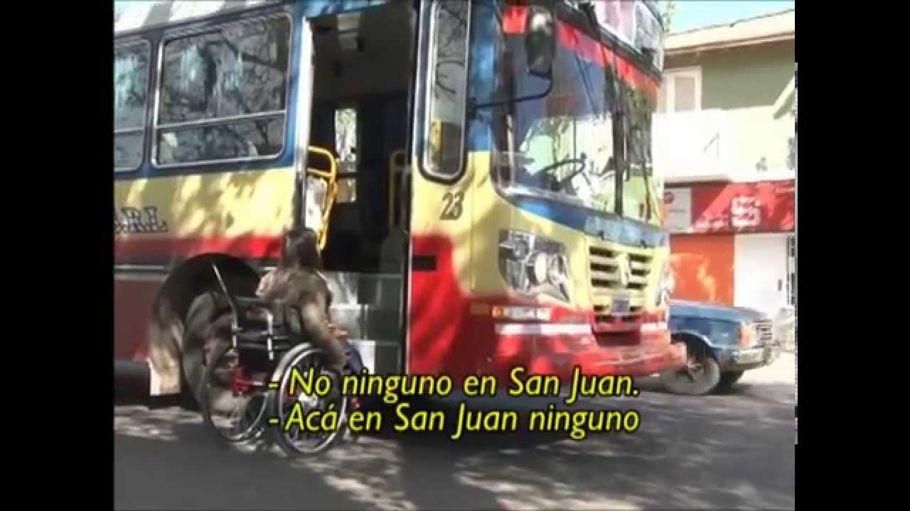 accesibilidad al transporte público para personas con discapacidad