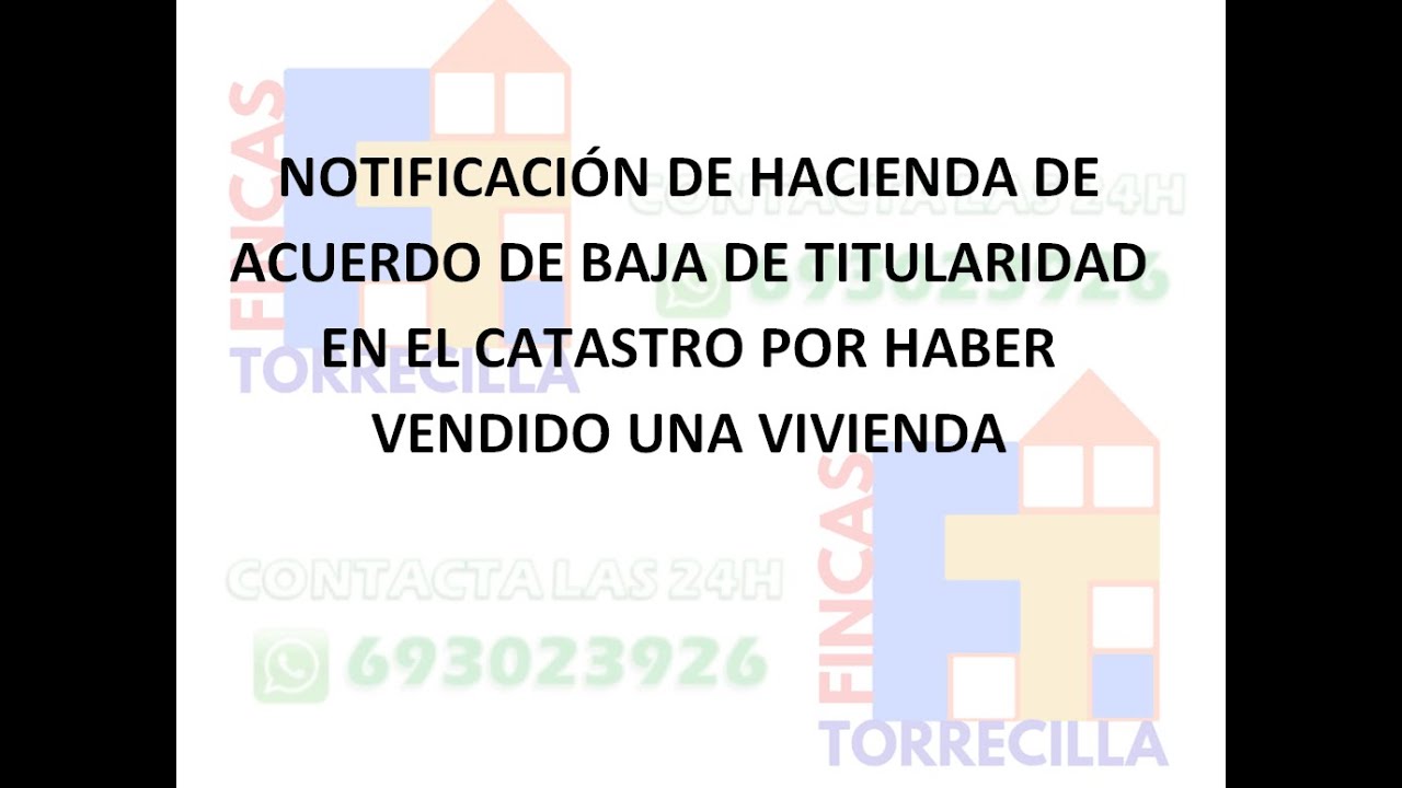 acuerdo de alteración de titularidad carta hacienda
