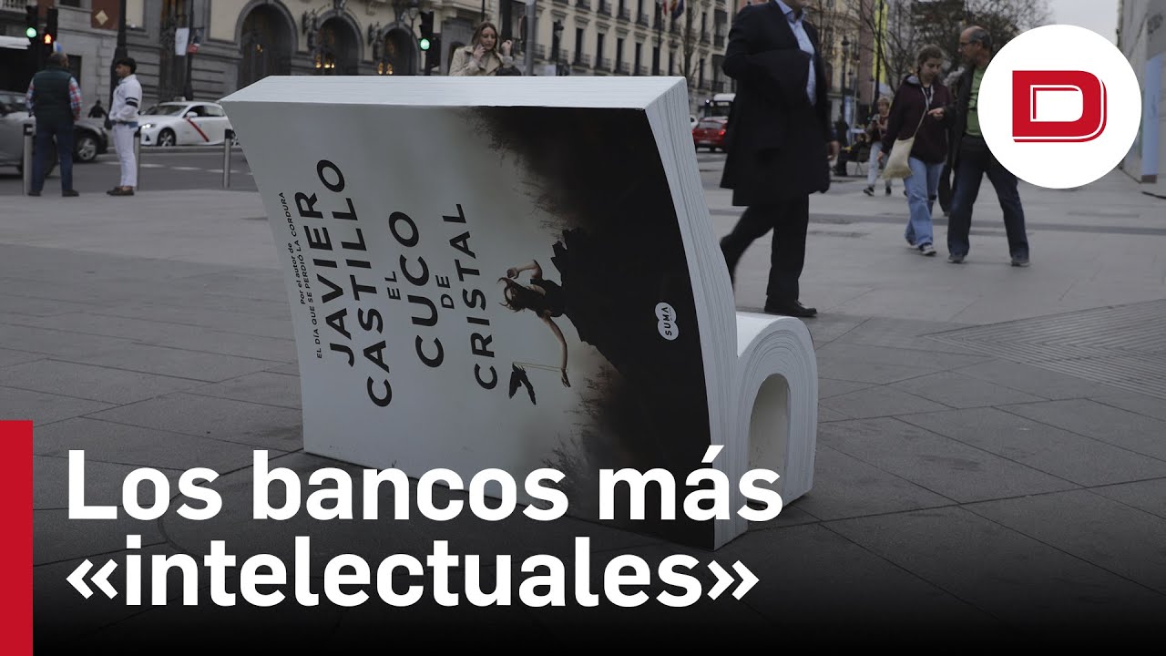 bancos en forma de libros españa