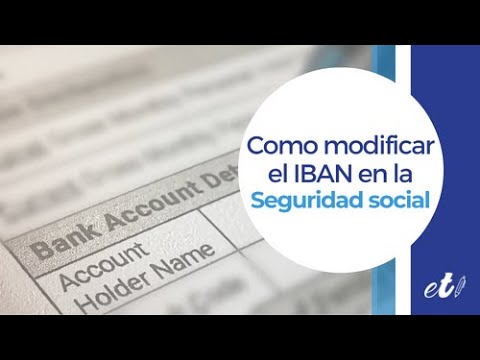 cambiar numero de cuenta seguridad social autonomo