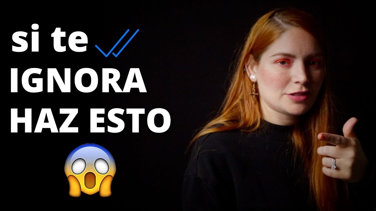 carta para una persona que te ignora
