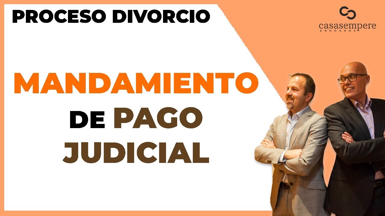 como cobrar un mandamiento de pago del juzgado