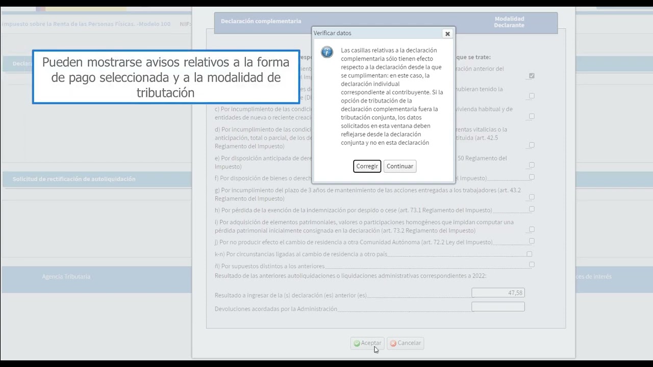 cómo poner los atrasos en la declaración de la renta