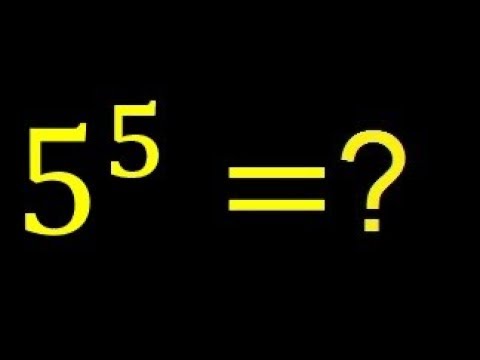 cuanto es 5 a la 5