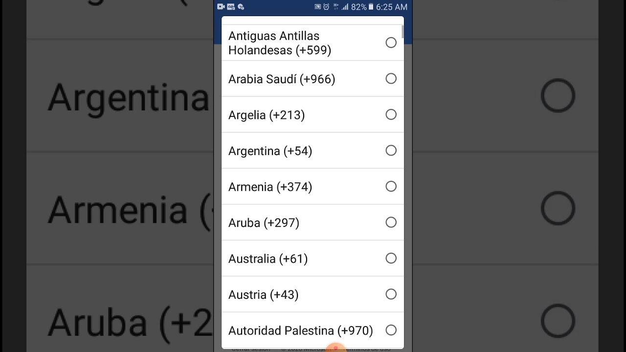 de donde es el codigo 27