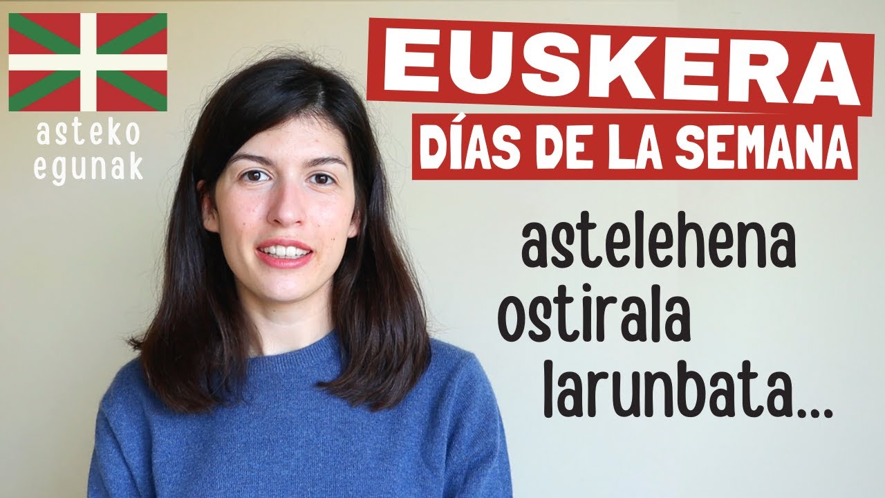 dias de la semana en vasco