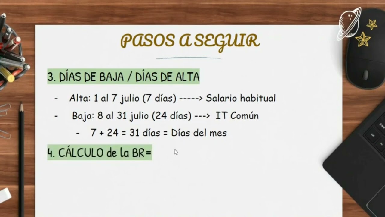 ejemplo calculo base reguladora incapacidad temporal tiempo parcial
