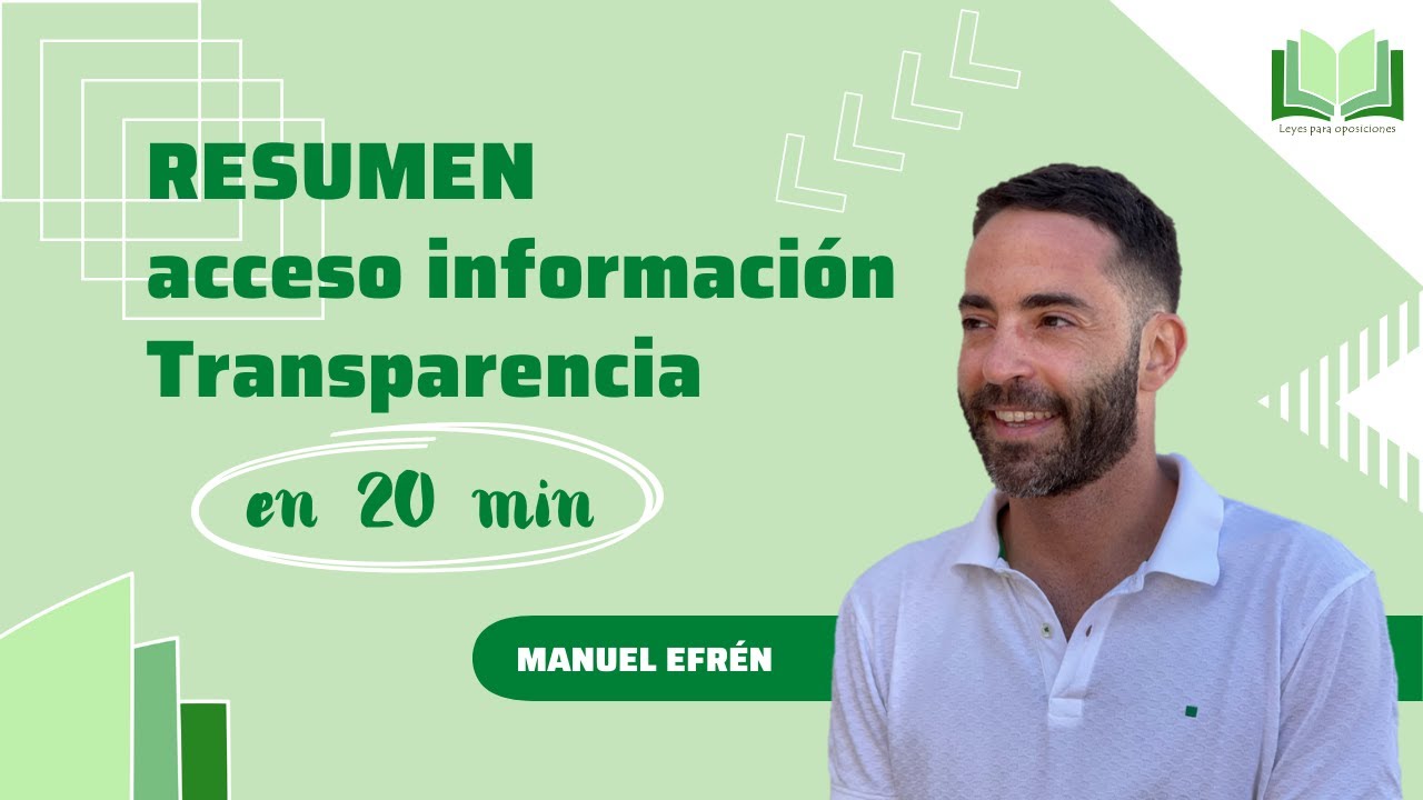 esquema ley transparencia y buen gobierno galicia