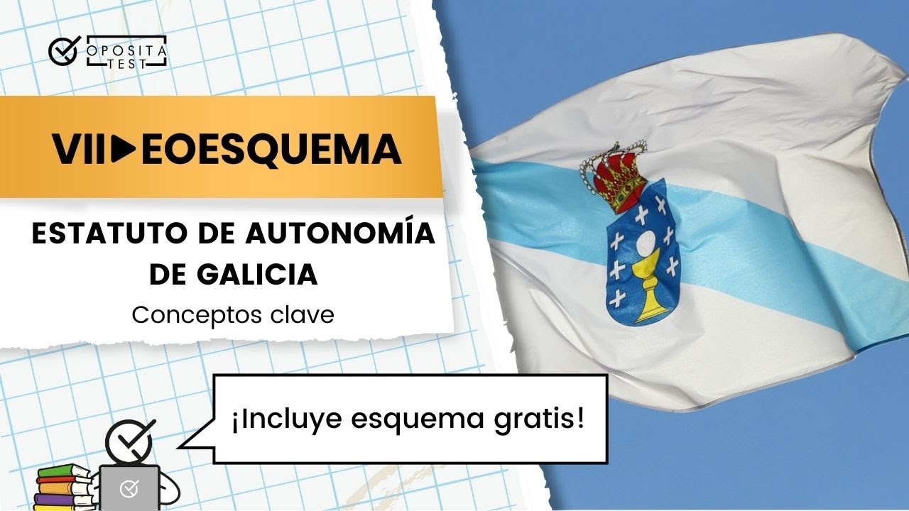 esquema resumen estatuto de autonomía de galicia