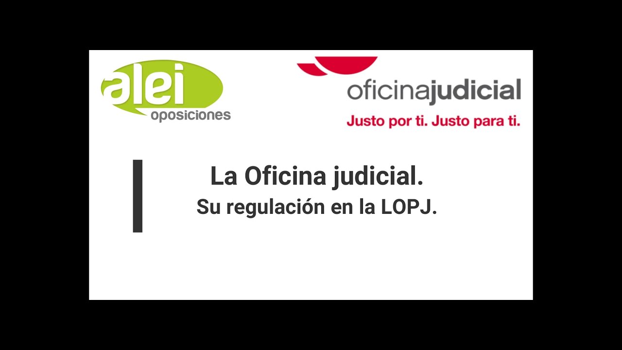 la modernización de la oficina judicial