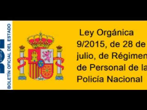 ley 9/2015 regimen personal policia nacional pdf