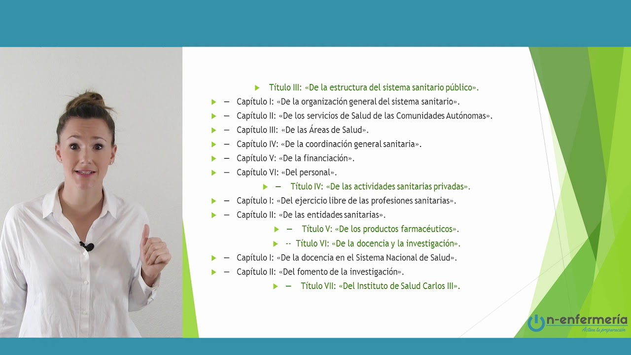 ley general de sanidad resumen oposiciones