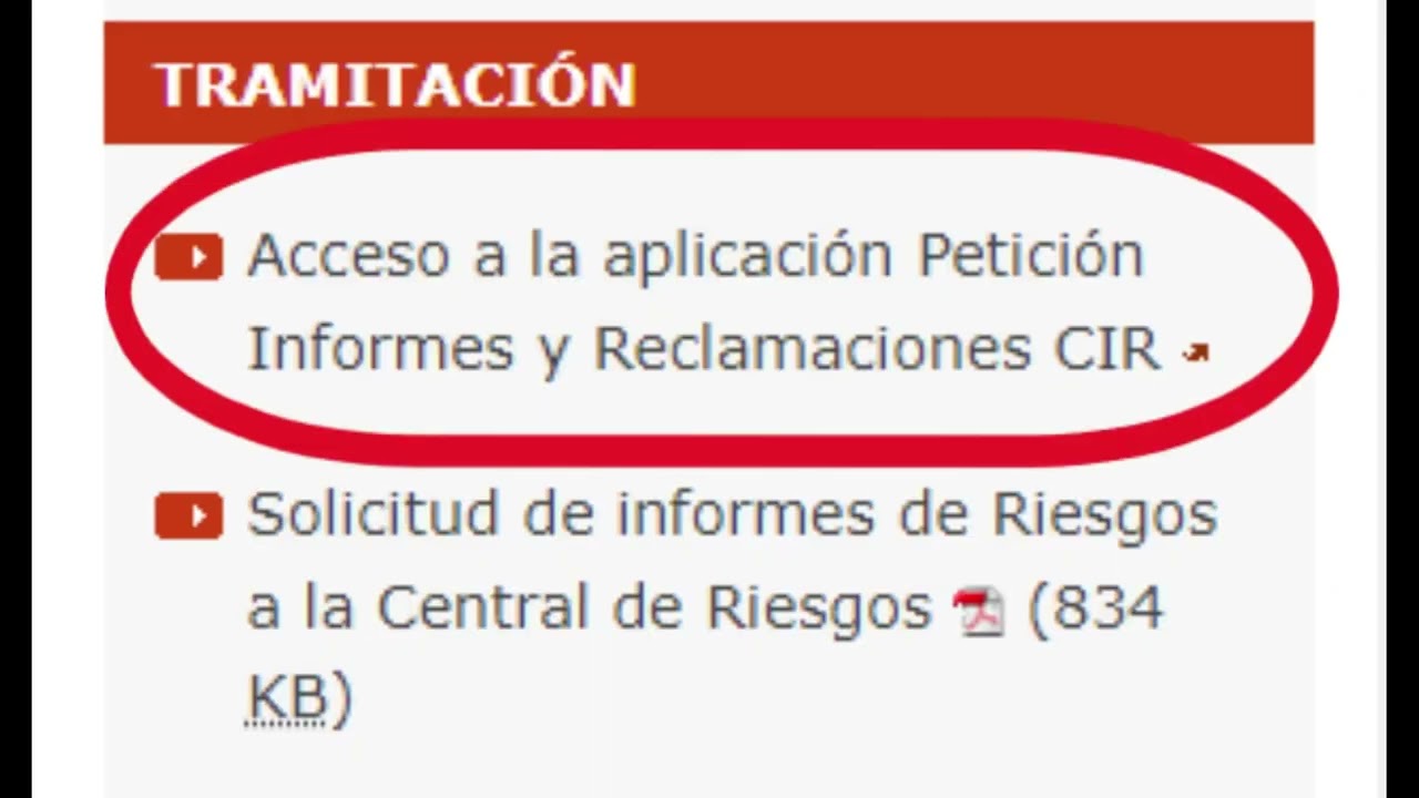 peticion de informes y declaraciones cir