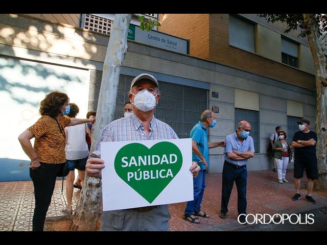 por una sanidad publica corazon verde