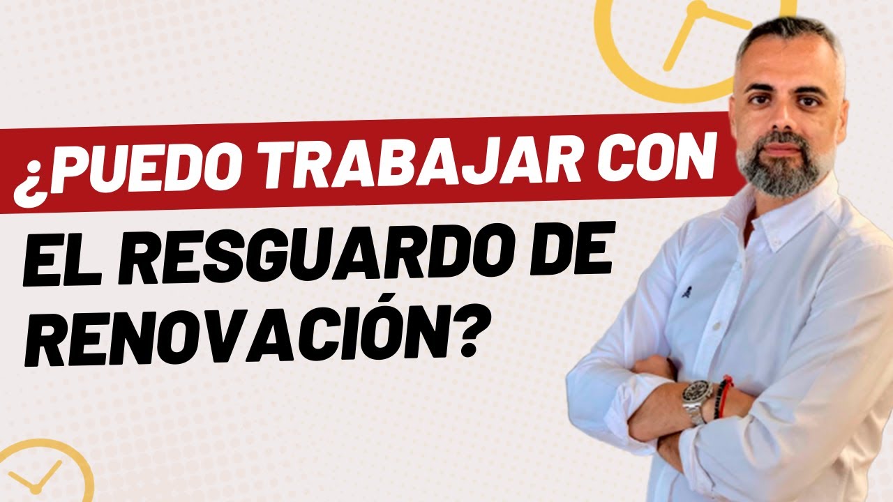 se puede trabajar con el resguardo del nie