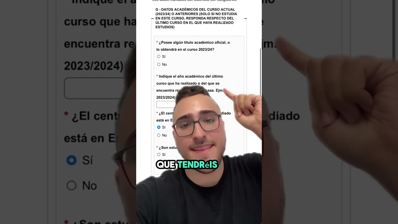tipo de solicitud alta becas mec