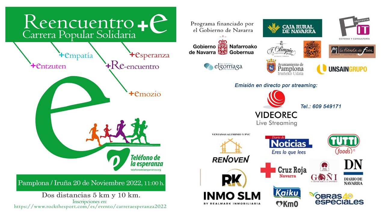 carrera telefono de la esperanza pamplona