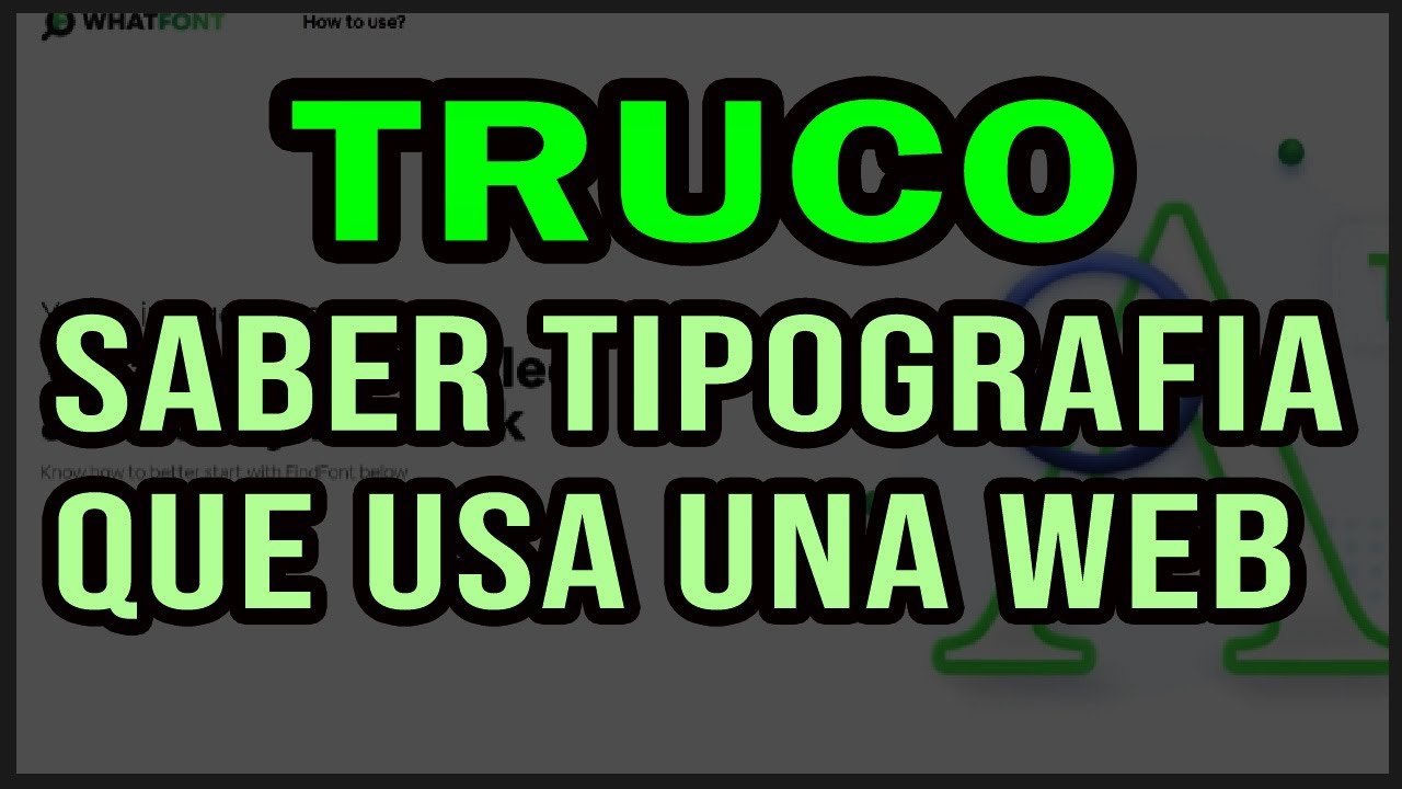 como saber la fuente de una web