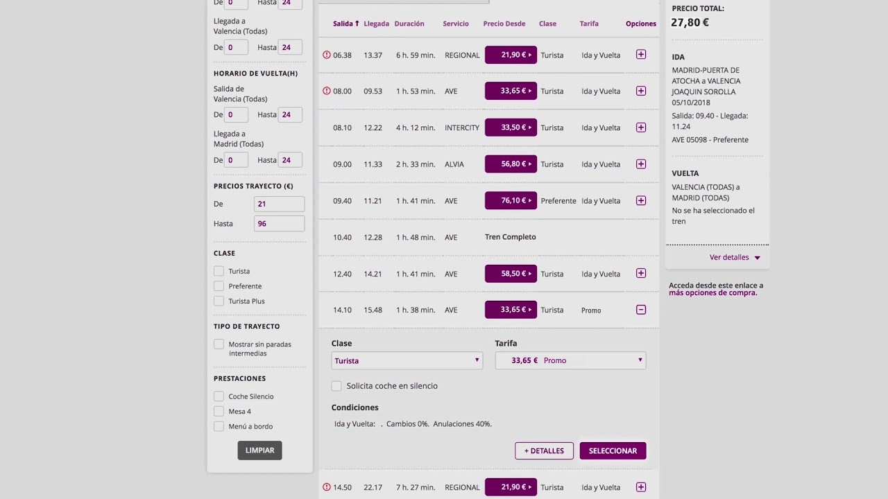 comprar billetes renfe con carnet ferroviario