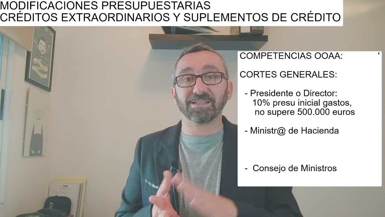 créditos extraordinarios y suplementos de crédito