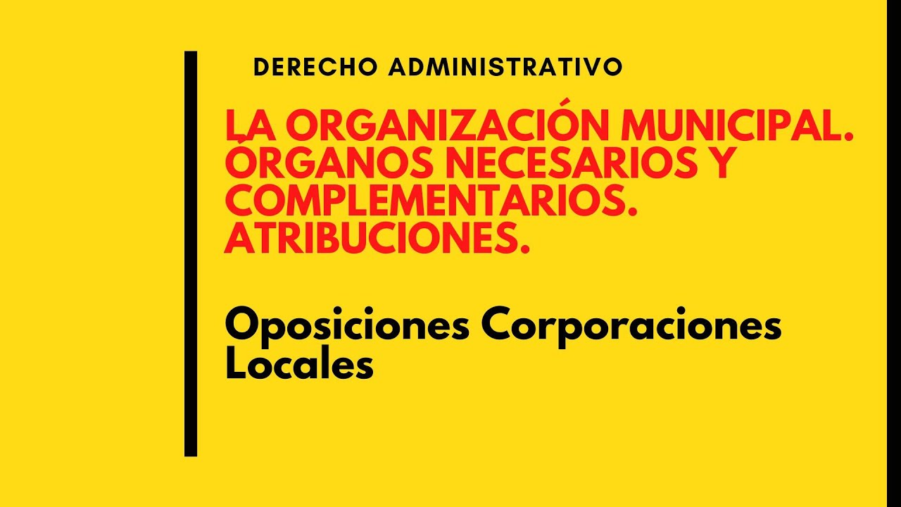 cuál es el órgano de gobierno en los municipios