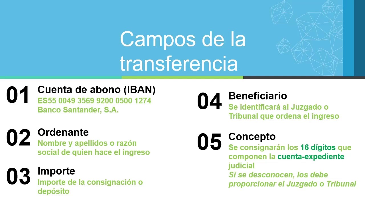 cuenta de depositos y consignaciones juzgado