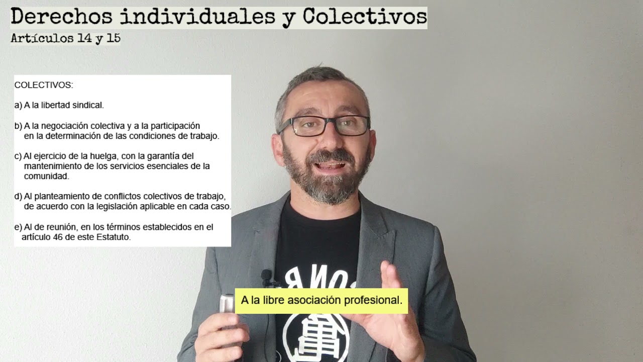 derechos individuales de los empleados públicos