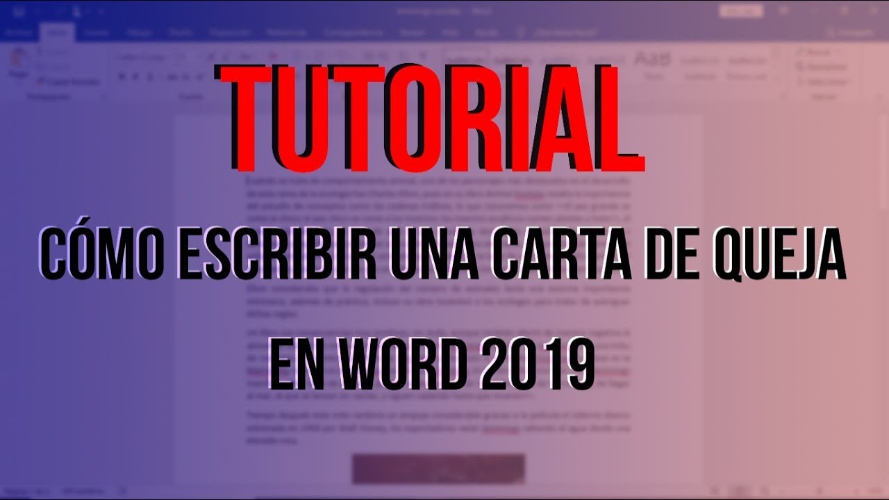 ejemplo de una carta de queja