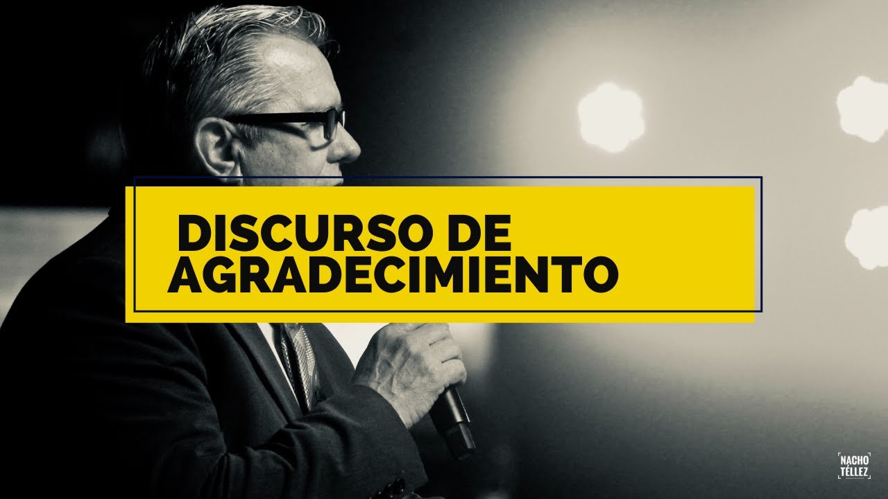 ejemplos de un discurso de agradecimiento