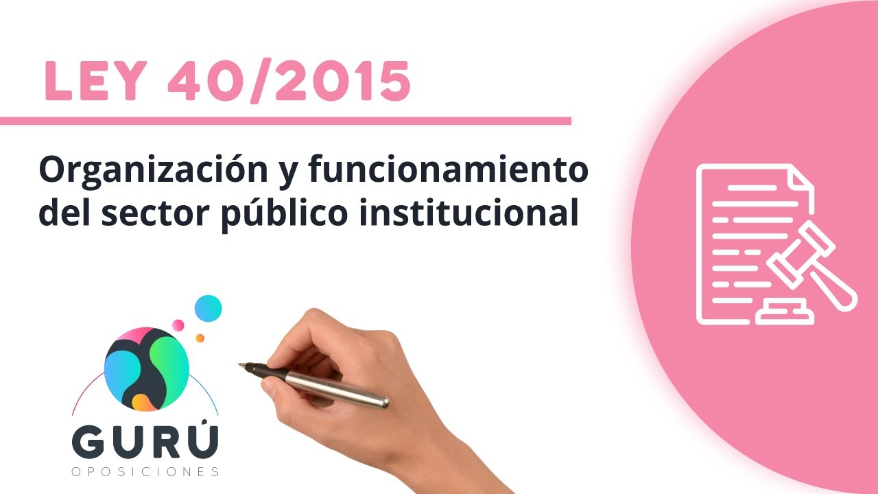 esquema sector publico institucional ley 40/2015