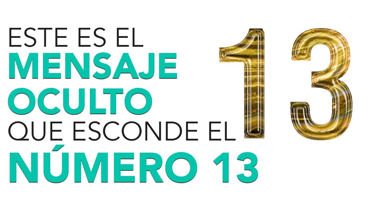 me persigue el número 13 que significa