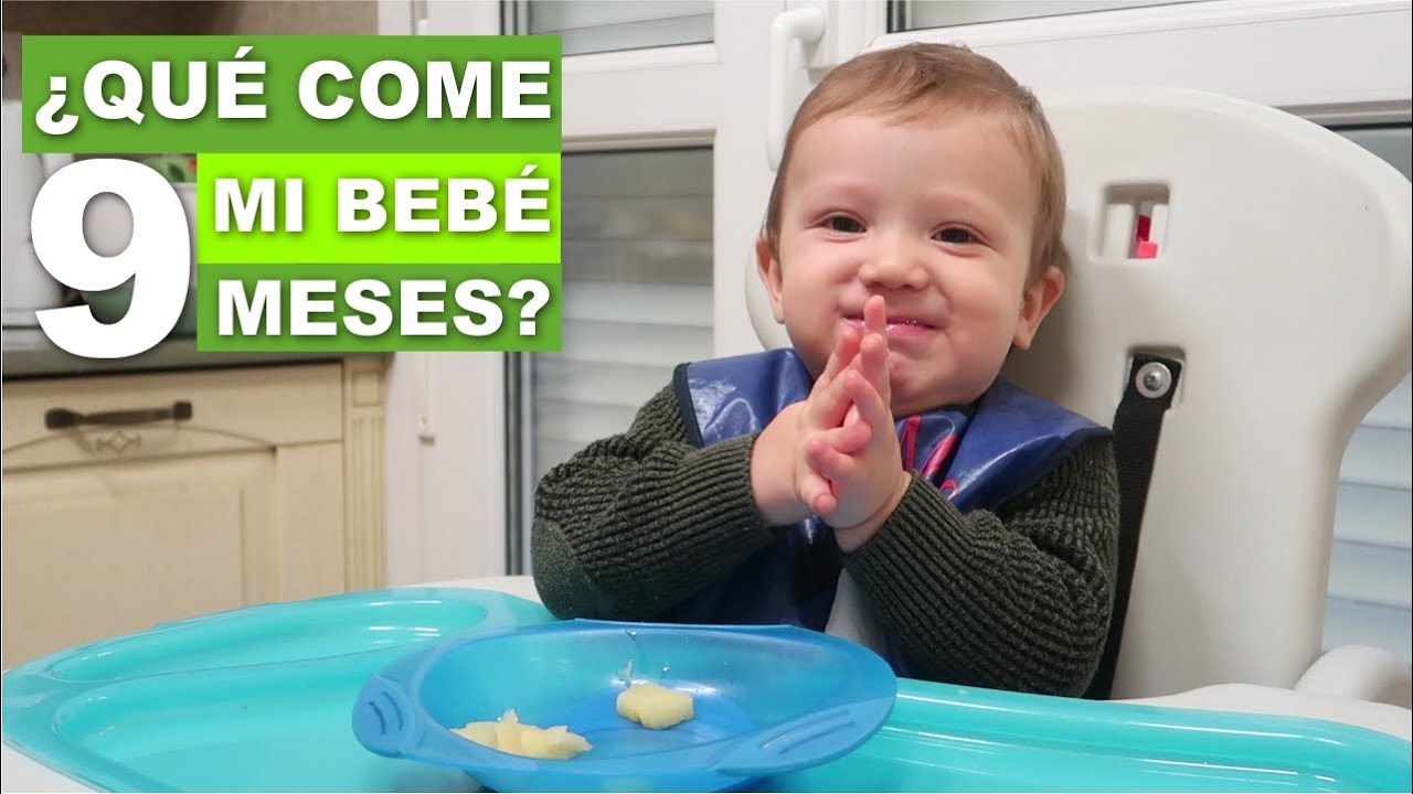 menus para bebés de 9 meses