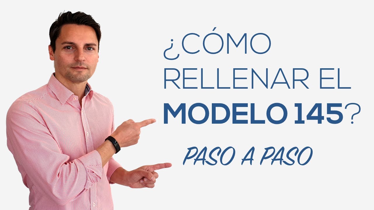 modelo 145 para rellenar y guardar