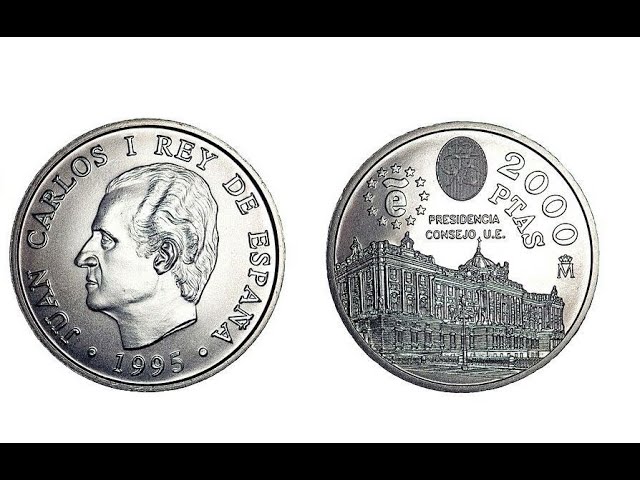 moneda 2000 pesetas presidencia consejo u.e