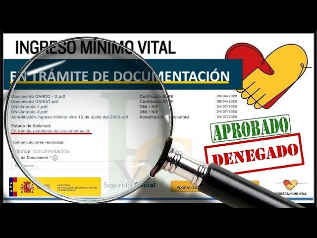 pendiente de subsanación ingreso mínimo vital