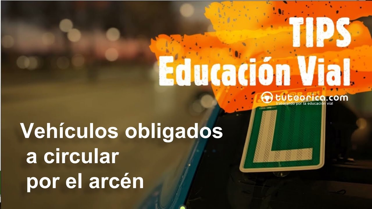 que vehiculos estan obligados a circular por la calzada