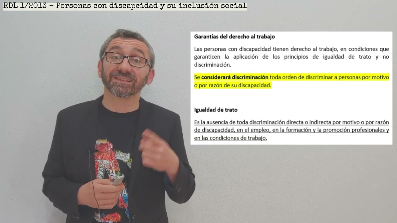 real decreto legislativo 1 2013 de 29 de noviembre resumen